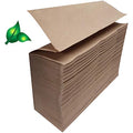 Recycled Unbleached Eco Paper Towels 1000 Z Multifold - Compostable