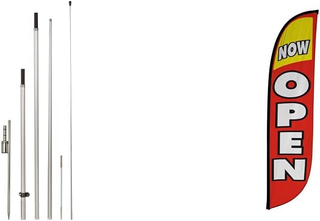 LookOurWay Feather Flag Ground Spike & 5-Piece Pole Set Review