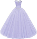 Women's Sweetheart Ball Gown Tulle Quinceanera Dresses for Prom