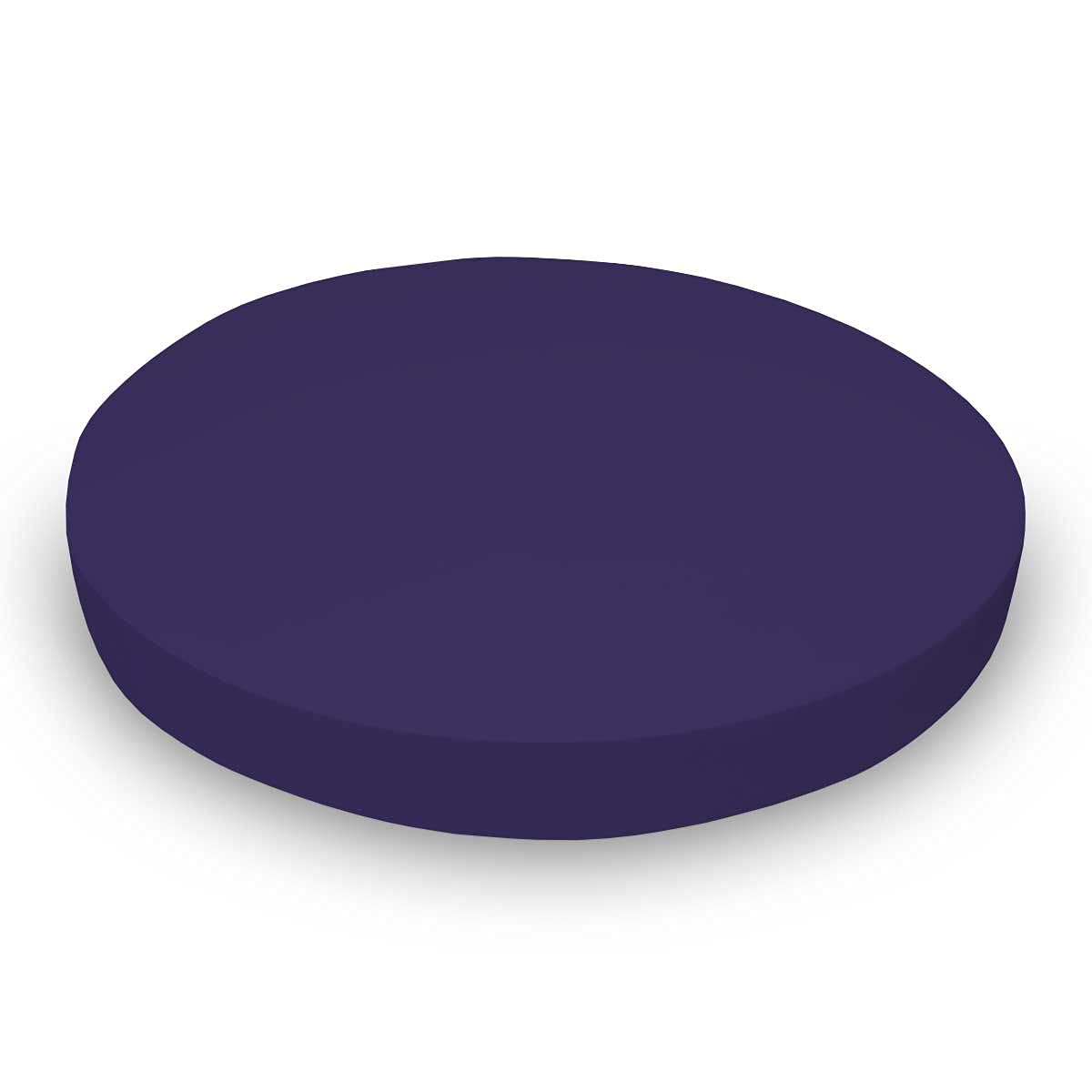 SheetWorld Baby Fitted Round Crib Sheet in Purple for Comfort