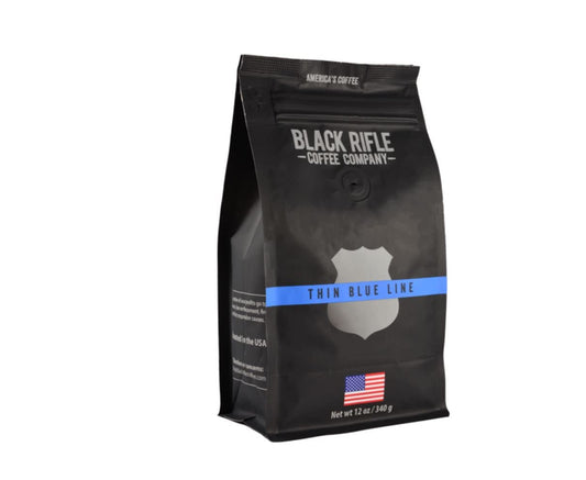 Thin Blue Line Coffee 12oz Bag - Support Law Enforcement