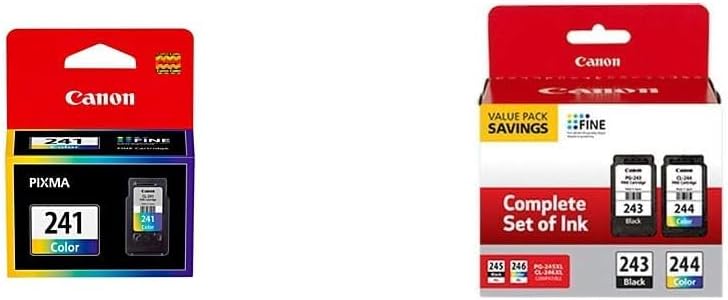 Canon CL-241 Color Ink Cartridge & PG-243/CL-244 Multi Pack