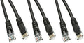 Cat5e 50 ft Ethernet Patch Cable 3 Pack - High Performance LAN