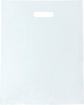 InfinitePack 500 Pcs Clear 12in x 15in Die Cut Handle Merchandise Bags