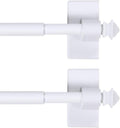 Magnetic Curtain Rods for Metal Doors - Tool-Free Installation!