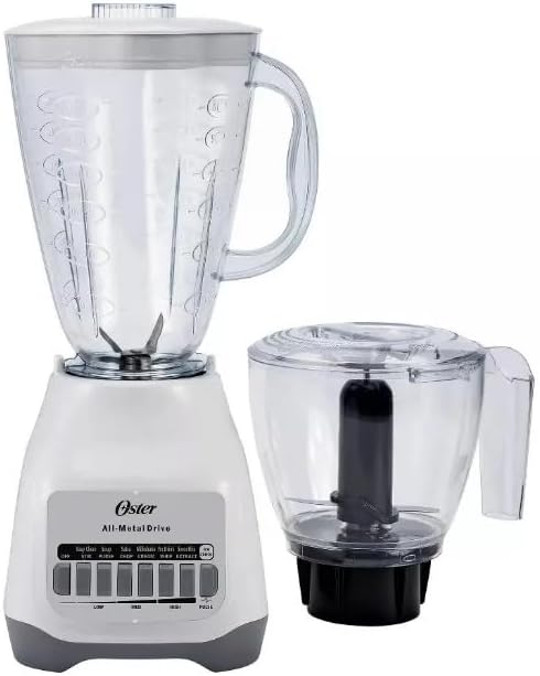 Oster 2-in-1 Blender & Food Processor 700W - BPA-Free Power