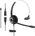Phone Headset HD Voice Compatible RJ9 & 3.5 mm Adapter - Noise