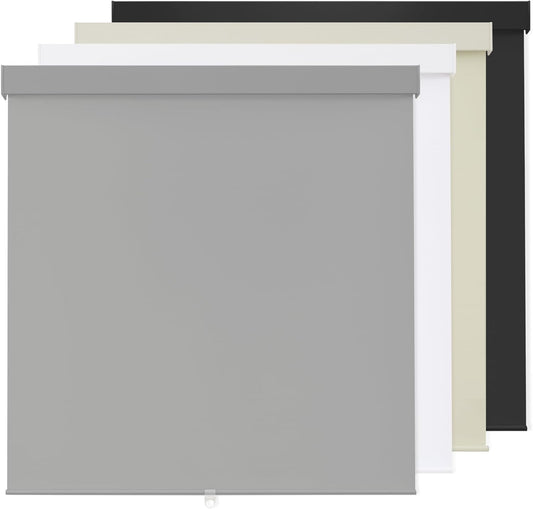 100% Blackout Roller Shades Cordless Blinds for Indoor Windows
