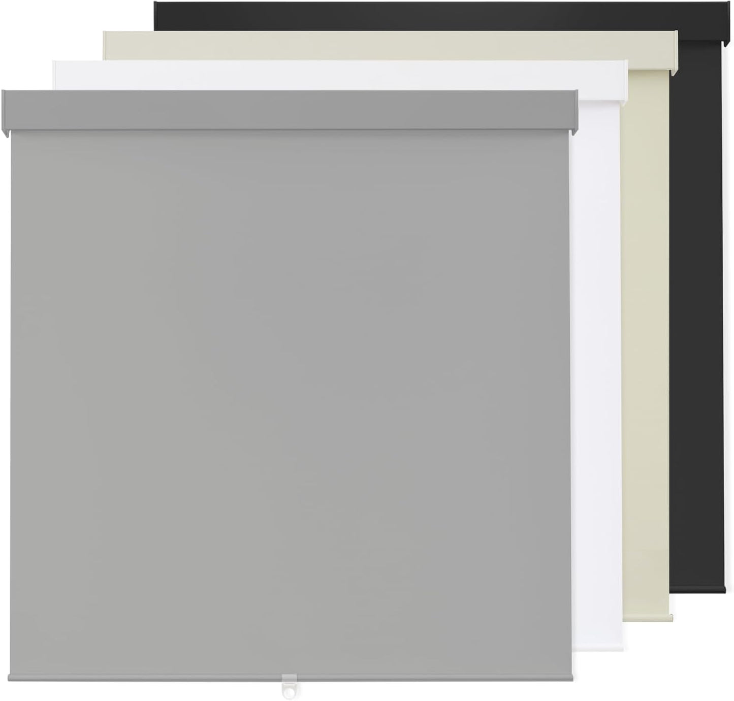 100% Blackout Roller Shades Cordless Blinds for Indoor Windows
