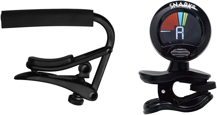 Shubb Capo Noir Series with Snark SN5X Tuner for Musicians
