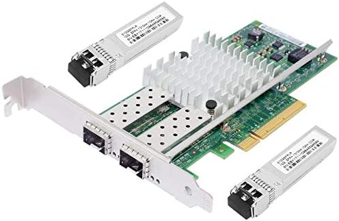 Jeirdus Intel 82599 Chipset X520-DA2 10G Ethernet Adapter