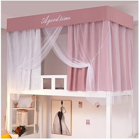 Pink Twin Bunk Canopy: Cozy Privacy
