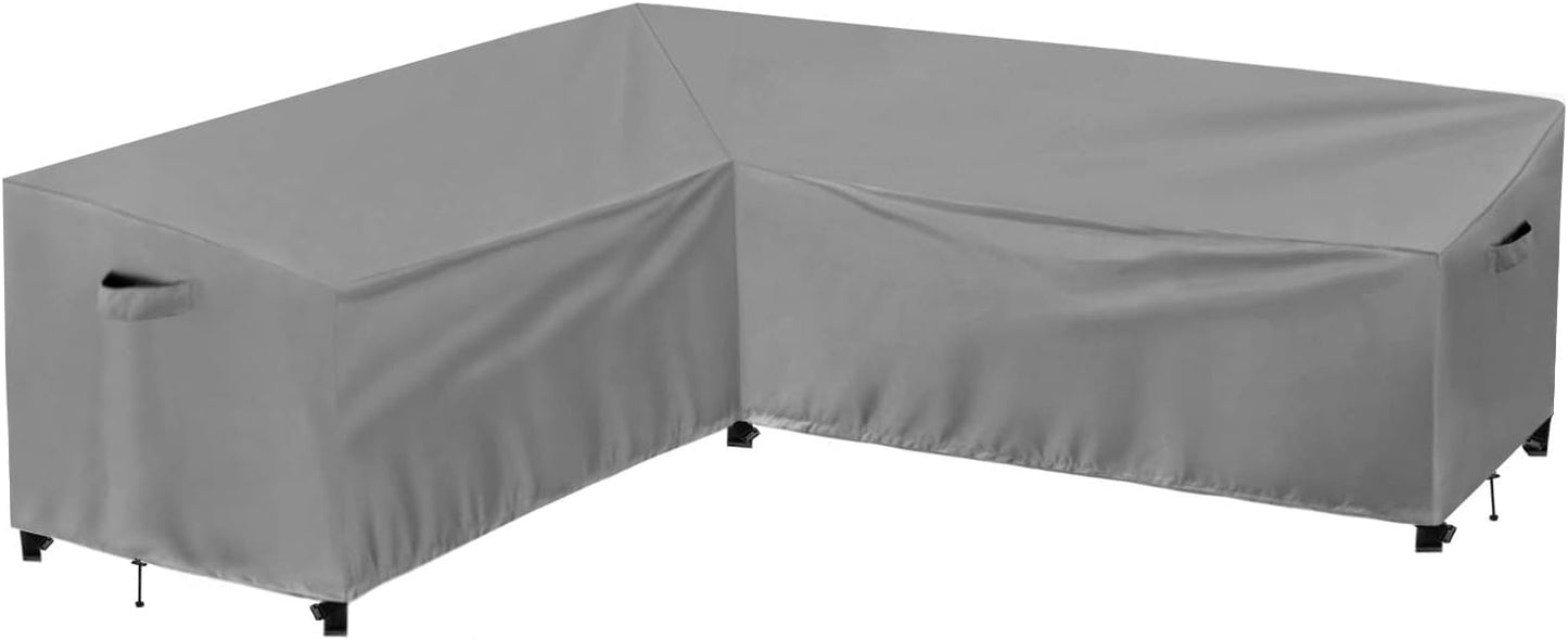 PureFit Outdoor Sectional Sofa Cover for L Shaped Patio Furniture