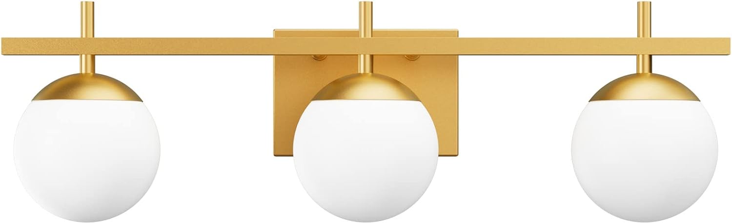 Mid Century Modern Gold Bathroom Light Fixtures for Stylish Decor
