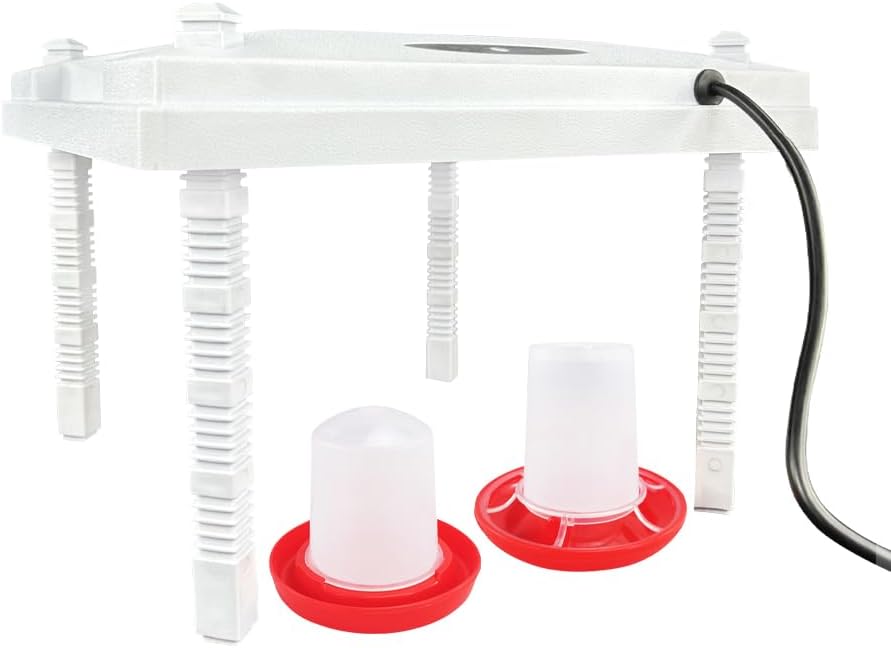 Easy-Clean Chicken Brooder Heater: Warm Cozy Chicks!