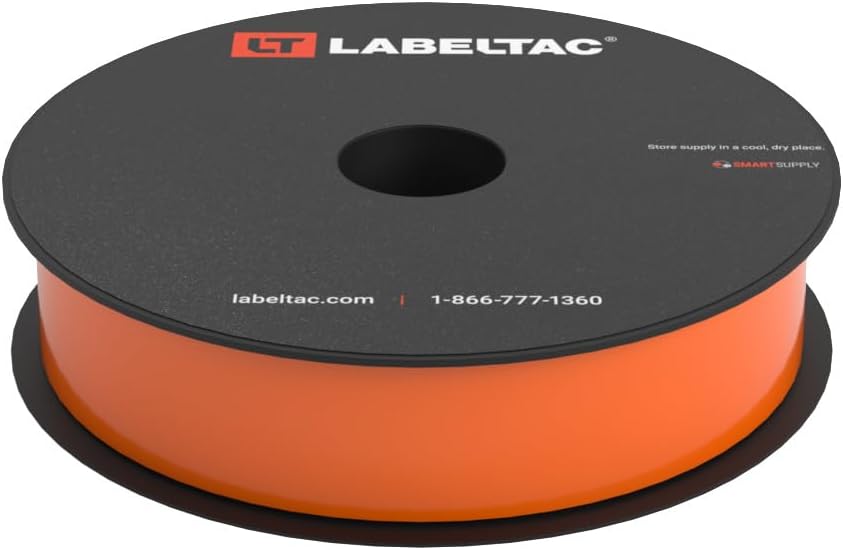 LT4/LT4P/LTPX Label Supply 1 in x 150 ft Orange for LabelTac