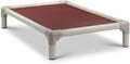 Kuranda Chewproof Elevated Pet Bed - Almond PVC 35in x 23in - Durable