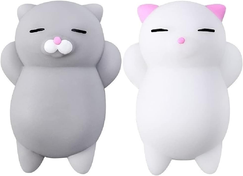 Stress-Relief Squishy Cat Duo by Nutty Toys