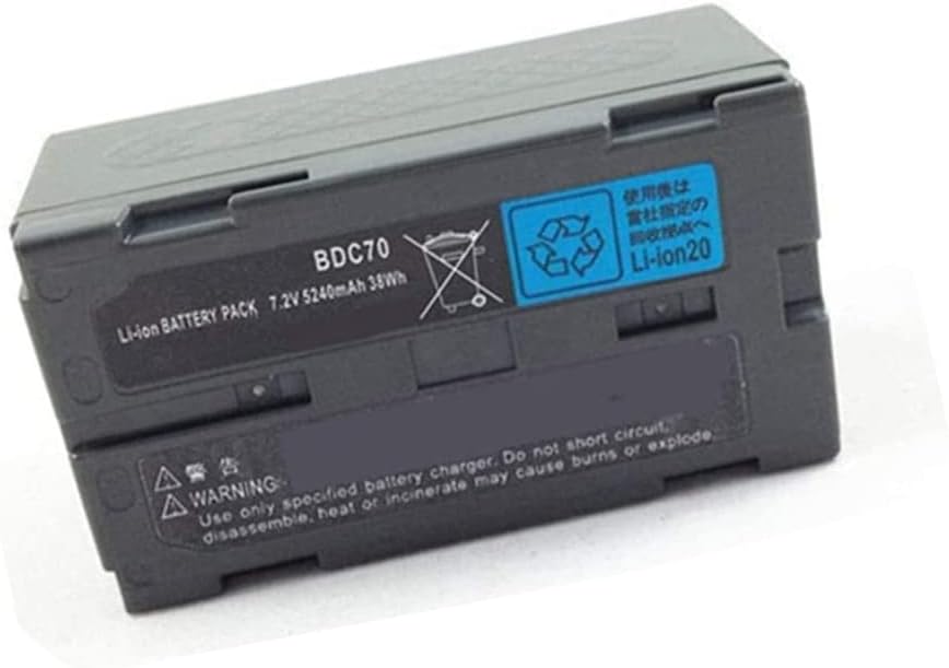 7.2V 5240mAh BDC70 Replacement Battery for Total Station GPS