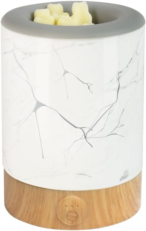 Happy Wax Marble Signature Wax Melt Warmer for Easy Use