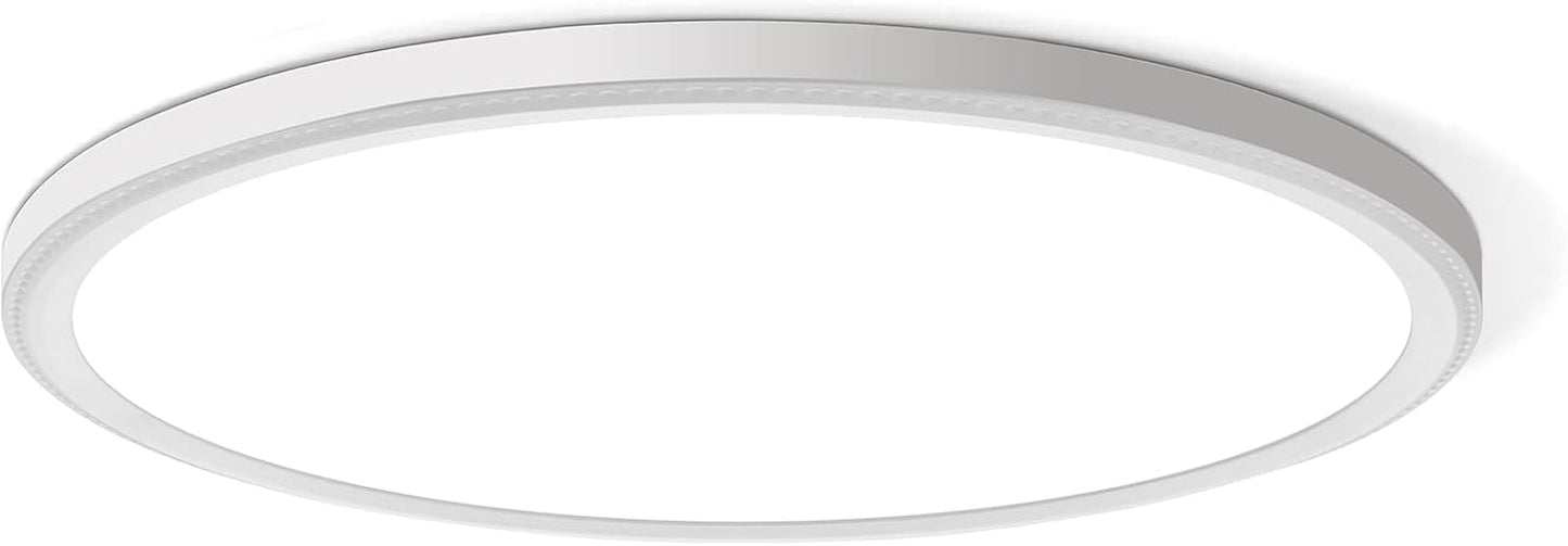 Super Slim 16in LED Flush Mount Ceiling Light for Any Room
