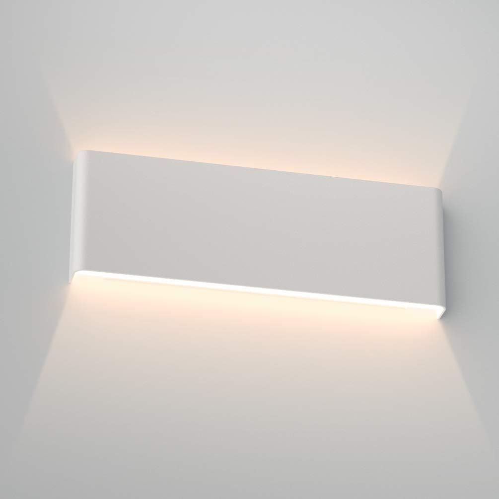 Aipsun 15.75in Matte White Modern Vanity Light for Bathroom