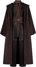 Men's Tunic Robe Knight Hooded Cloak Full Costume Set - Hooded Tunic
