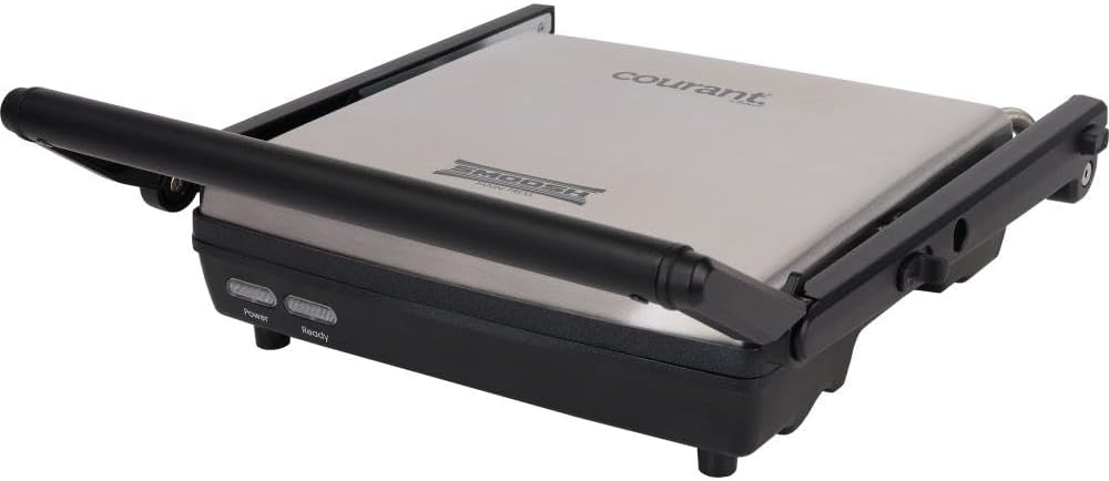 Courant Panini Press - 4 Servings, Non-Stick Plates