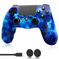 ISHAKO Controller for PS4 Wireless Blue - Precise Motion & Strong