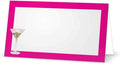 Fuchsia Martini Place Cards - Elegant Event Stationery