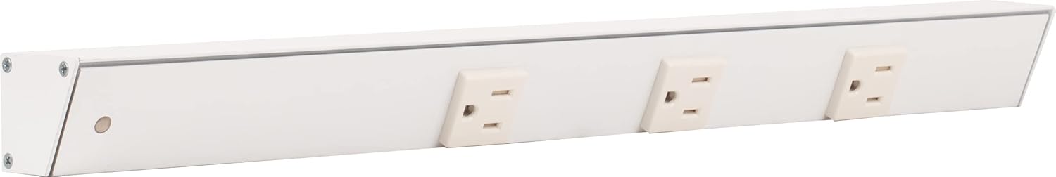 Task Lighting APT Angled Power Strip 18 inch with 3 Receptacles