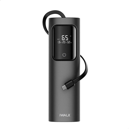 iWALK 65W Laptop Power Bank: Fast Charging for MacBook, HP, iPhone