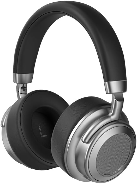 Vintage Metal Over-Ear Bluetooth Headphones with HiFi Sound