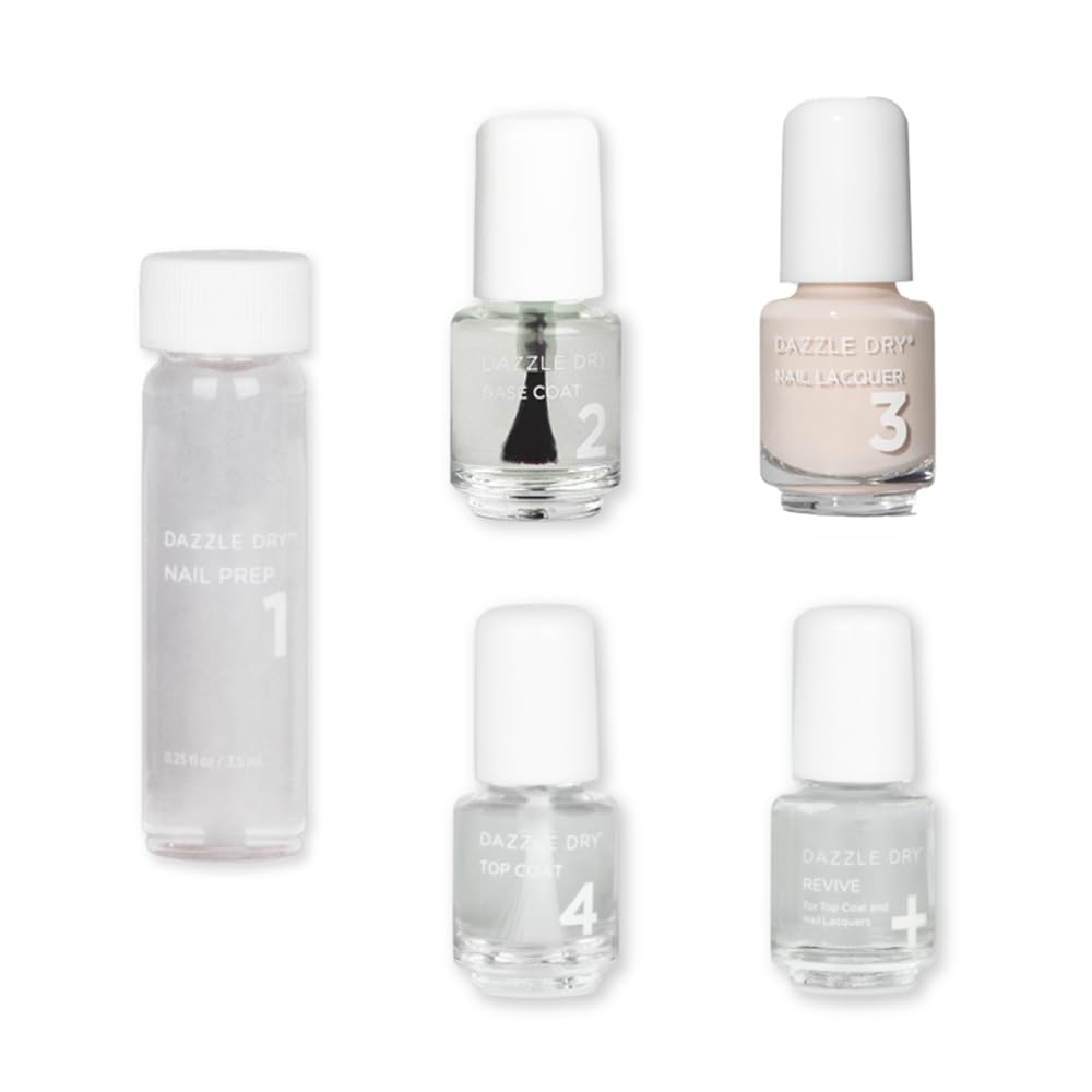 Dazzle Dry Mini Kit 4 Step System for Flawless Manicures