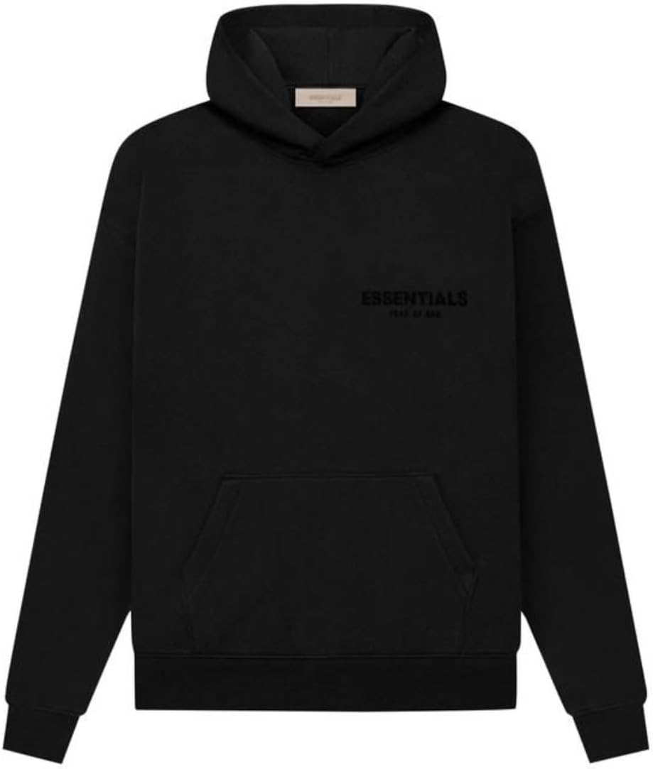 Fear of God Kids Hoodie in Stretch Limo/Black, Size 6/7 - Stylish & Comfortable