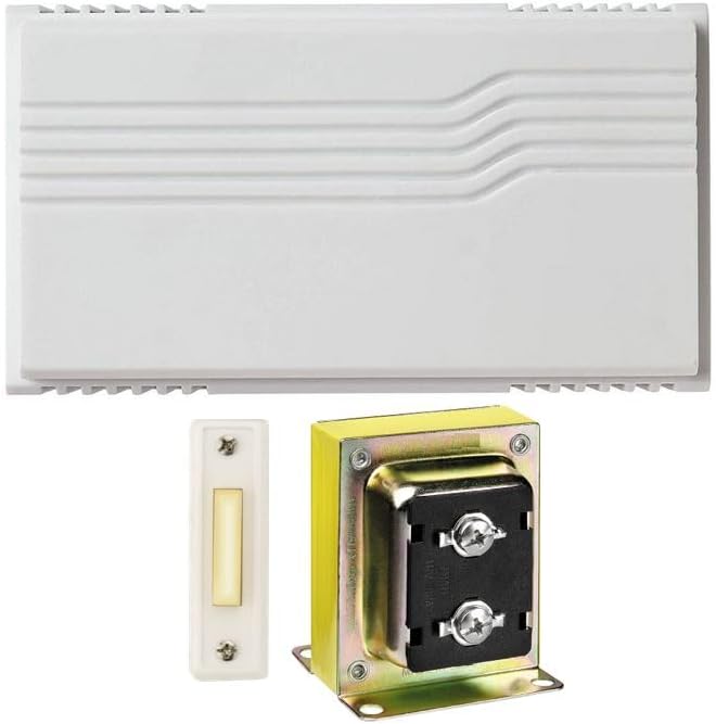 Enhanced Door Chime Kit with Lighted Button