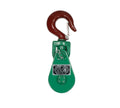 Snatch Block with Hook WLL 2 Ton 3 in Sheave - Heavy-Duty Pulley