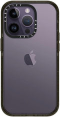 CASETiFY Impact iPhone 14 Pro Case - Clear Black with 8.2ft Protection