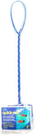 Quick Net 2 x 1.75 in Fish Net with 10 in Handle - Compact Aquarium