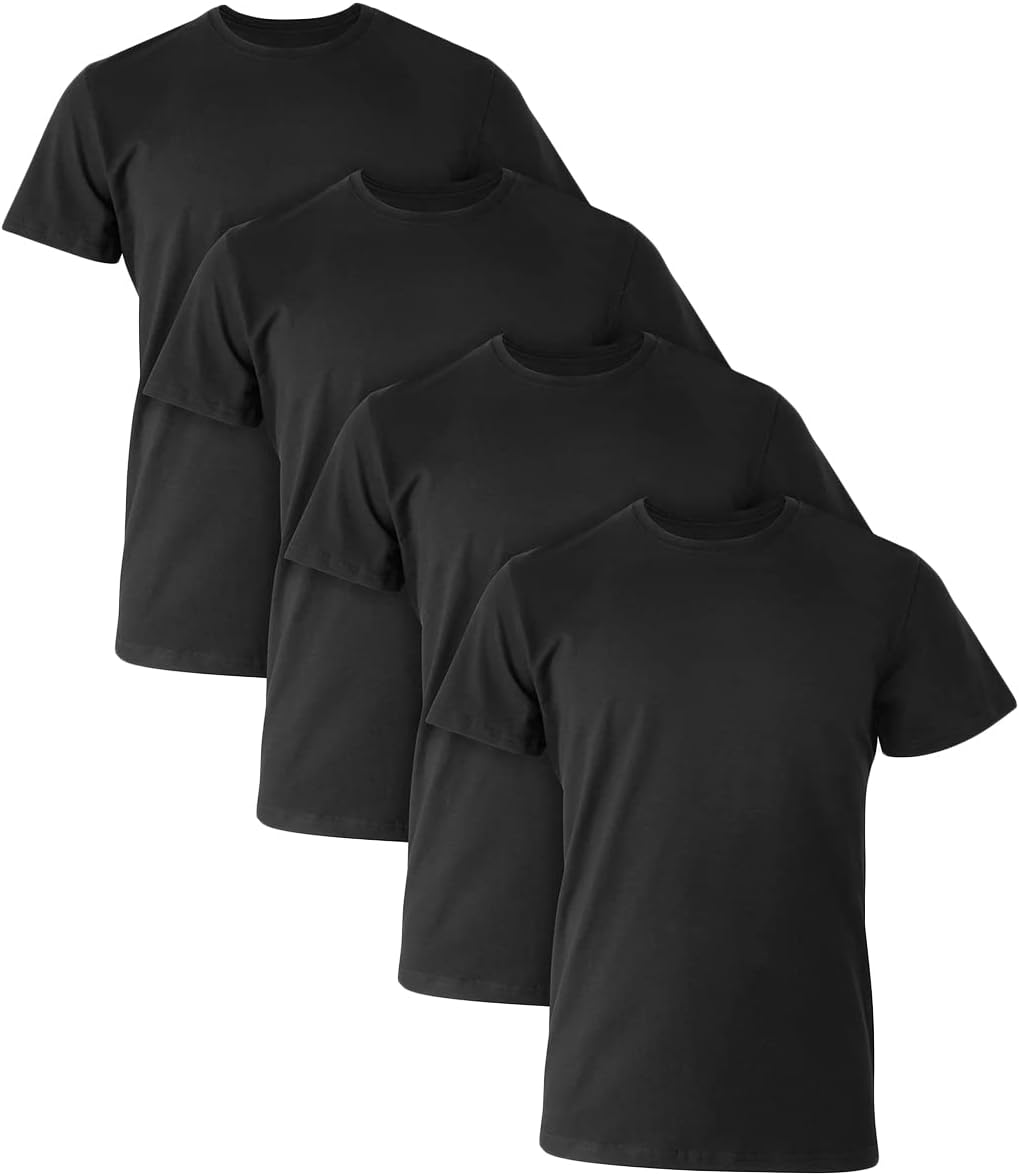 Hanes Ultimate Comfort Fit Undershirt for Men - 4-Pack
