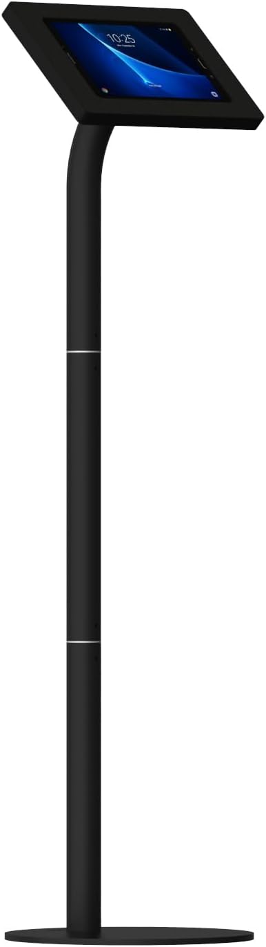 VidaMount Black Enclosure and Floor Stand for Galaxy Tab A 10.1