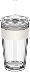 KeepCup Cold Cup Longplay Double Wall Glass Tumbler - Chalk