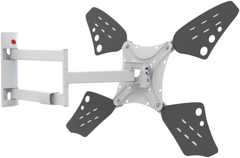 Barkan Long White TV Wall Mount for 13-80 inch Screens