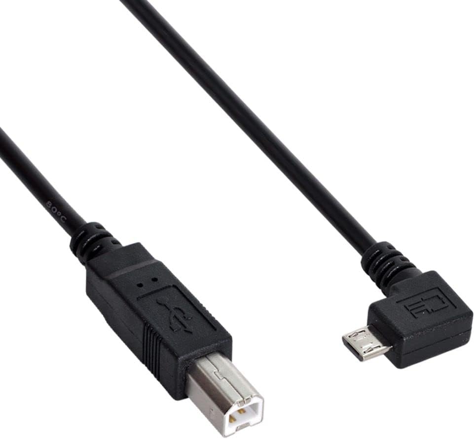 90 Micro USB to Printer Cable - Fast Data Transfer