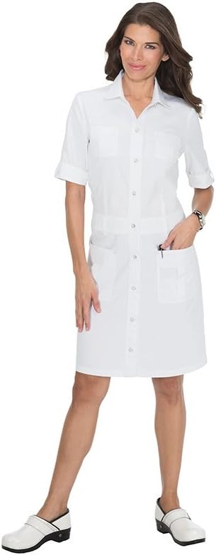 KOI Core Women's Alexadra Dress: Classic Button-Front Style