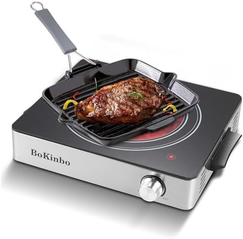 Single Infrared Burner 1800W Electric Stove for Cooking
