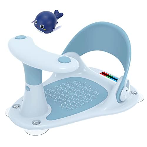 Baby Bath Seat with Thermometer & Toys