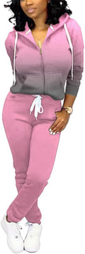 Nimsruc Two Piece Outfits For Women Casual Tracksuit (Style VX9S)