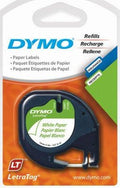 DYMO Letratag Pearl White Refill 1/2 in x 13 ft 2-Pack - Reliable