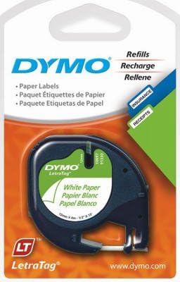 DYMO 10697 Letratag Pearl White Refill for Labeling Needs